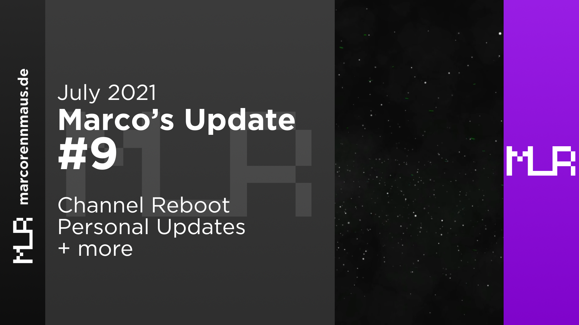 Marco's Update #8 - July 2021